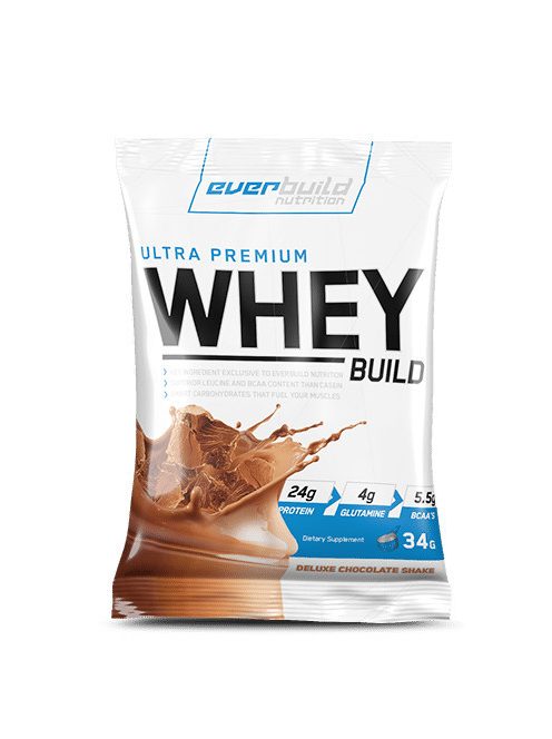 EverBuild Nutrition - Ultra Premium Whey Build 30g tasak - French Vanilla Shake - Magas biológiai értékű fehérjeforrások kombinációja