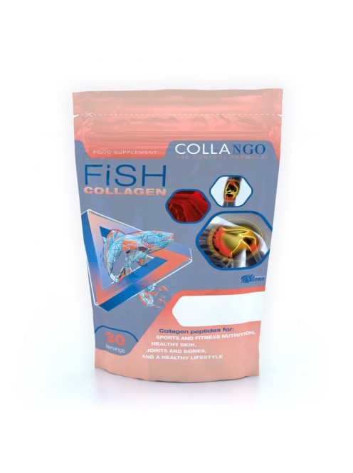 Collango Collagen Fish 150g - kékmálna - Bőr fiatalos megjelenését és az ízületek egészségét támogató hal kollagén por