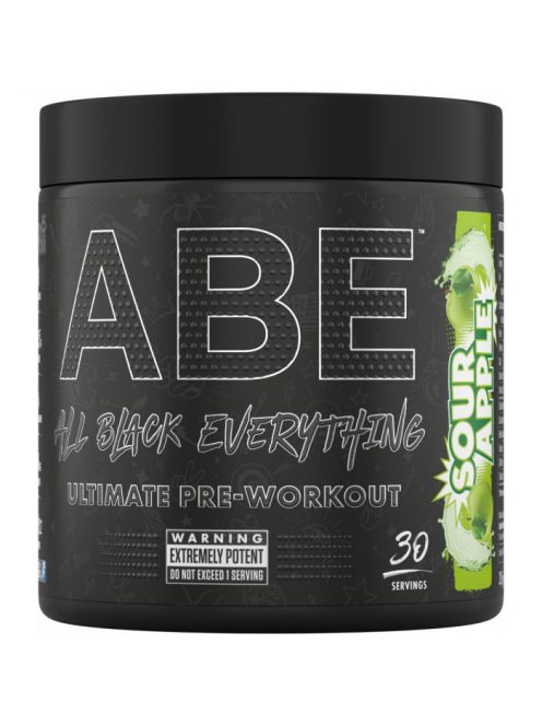 Applied Nutrition - ABE - All Black Everything Pre-Workout 315g - Icy blue raz - Fizikai teljesítményfokozó és fáradtság csökkentő táplálék-kiegészítő