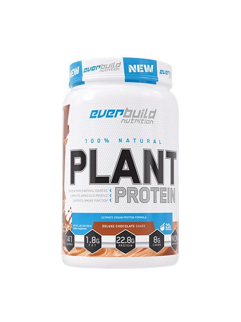 EverBuild Nutrition Plant Protein 750g - deluxe chocolate shake - Növényi alapú fehérje formula