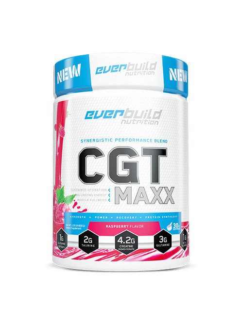 EverBuild Nutrition - CGT Maxx ™ Raspberry / 30 adag - Erőszint és izomtömeg növelő étrend-kiegészítő készítmény