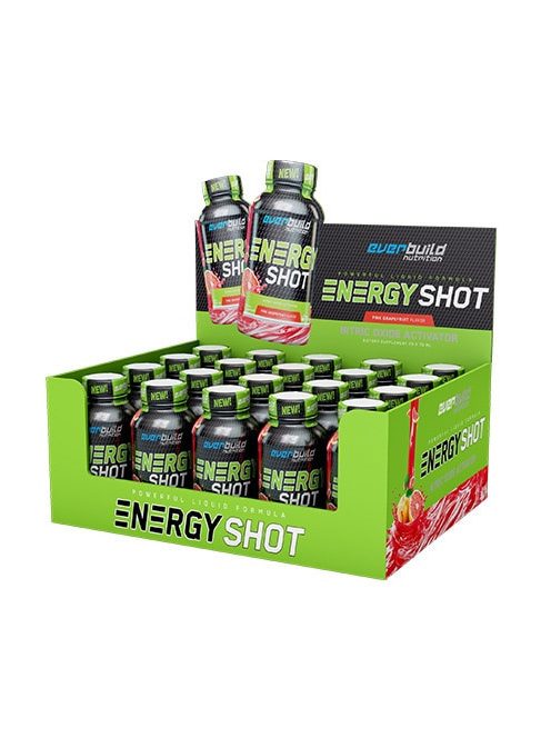 EverBuild Nutrition - ENERGY SHOT™ 20*70ml pink grapefruit - Edzés előtti energialöket