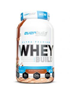   EverBuild Nutrition - Ultra Premium WHEY BUILD™ 454 g / 908 g / 2270 g - 908, French Vanilla Shake - Magas biológiai értékű fehérjeforrások kombinációja