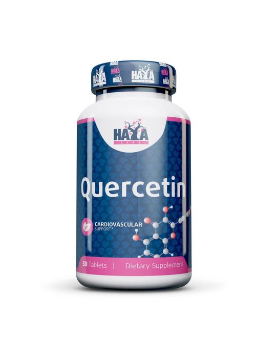 Haya Labs - Quercetin 500 mg. / 50 Tabs. - Gyulladáscsökkentő hatású és immunrendszer serkentő étrend-kiegészítő tabletta