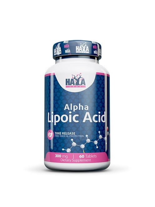 HAYA LABS - Sustained Release Alpha Lipoic Acid 300mg. / 60 Vtabs - Immunrendszer támogató étrend-kiegészítő tabletta