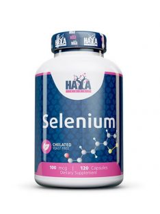   Haya Labs -  Selenium /Chelated -yeast free/ 100mcg. / 120 caps - Immunrendszer és agyműködés támogató étrend-kiegészítő kapszula