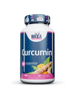   Haya Labs Curcumin (Turmeric Extract) 500mg / 60 tabletta - Gyulladáscsökkentő és immunitást segítő étrend-kiegészítő tabletta