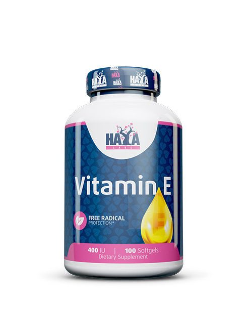 HAYA LABS - Haya Labs - Vitamin E 400 IU / 100 lágykapszula - Vörösvérsejt serkentő értend-kiegészítő lágykapszula