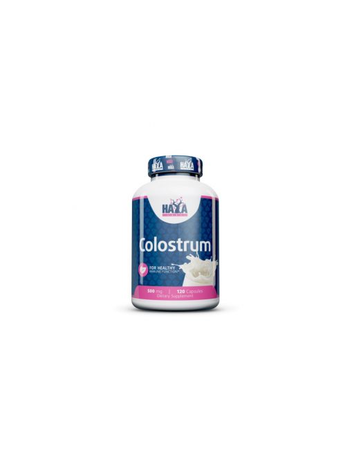 Haya Labs Colostrum 500mg / 120 Caps - Természetes védekezőképesség segítő étrend-kiegészítő kapszula