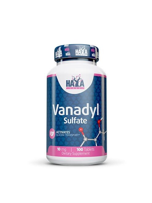 HAYA LABS - Vanadyl Sulfate 10mg / 100 tab - Erő és energia növelő étrend-kiegészítő tabletta