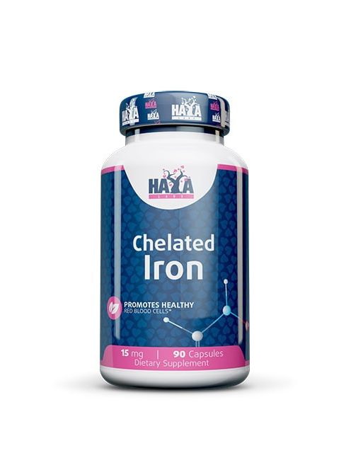 Haya Labs Chelated Iron (kelátozott vas) / 90 kapszula - Immunrendszer támogató étrend-kiegészítő kapszula