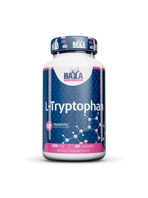 Haya Labs - L-Tryptophan 500mg 60 Caps - Pihentető alvás támogató étrend-kiegészítő kapszula