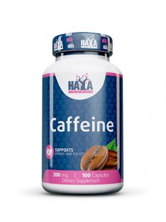   HAYA LABS - Caffeine 200mg / 100 caps. - Mentális és fizikai aktivitást stimuláló étrend-kiegészítő kapszula