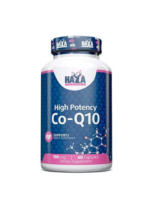 Haya Labs - High Potency Co-Q10 100mg. / 60vcaps - Immunrendszer támogató étrend-kiegészítő kapszula