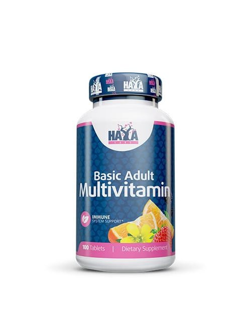 HAYA LABS - Basic Adult Multivitamin / 100 tab. - Hatékony immunrendszer stimulátor