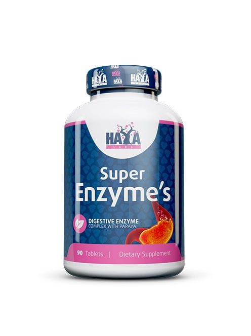 HAYA LABS - Super Enzyme Complex / 90tabs - Szénhidrátok és zsírok lebontását és asszimilációját segítő étrend-kiegészítő tabletta