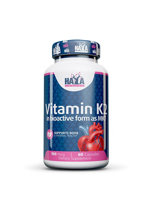 HAYA LABS - Vitamin K2-Mk7 100mcg / 60 kapszula - Csontok egészségének megőrzését segítő étrend-kiegészítő kapszula