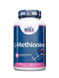   Haya Labs - L-Methionine 500 mg. / 60 Caps. - Gyulladáscsökkentő hatású, immunrendszer támogató étrend-kiegészítő kapszula