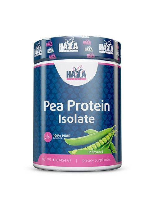 HAYA LABS - 100% All Natural Pea Protein Isolate / 454 g - Növényi alapú borsófehérje-izolátum