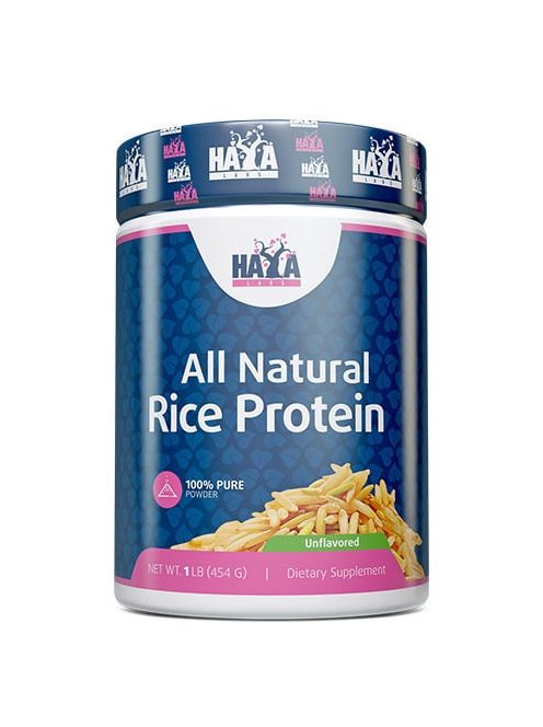 HAYA LABS - 100% All Natural Rice Protein / 454 g. - Növényi alapú fehérje organikus barna rizsből