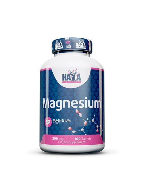 HAYA LABS - Magnesium Citrate 200 mg / 50 tabletta - Immunrendszer támogató étrend-kiegészítő tabletta