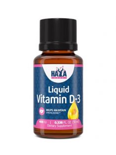   HAYA LABS - Liquid Vitamin D-3 400 NE / 10ml - Immunrendszer támogató folyékony D-Vitamin étrend-kiegészítő készítmény