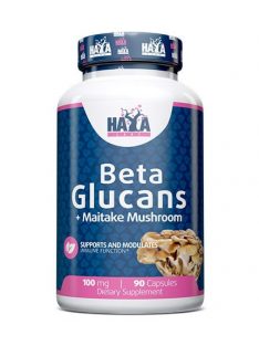   Haya Labs - Beta Glucans 100mg / 90 caps. - Koleszterin egyensúly támogató és immunrendszer erősító étrend-kiegészítő kapszula