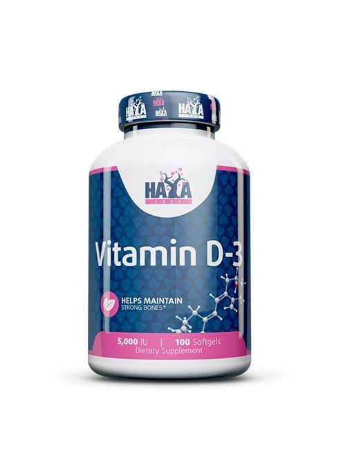 Haya Labs - Vitamin D-3 / 5000 IU / 250 tab - Egészséges csontokat támogató étrend-kiegészítő tabletta