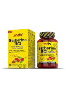   AMIX Nutrition - AmixPro® Berberine HCl with GreenTea & Dandelion  - BOX 60cps - Máj, szív- és érrendszer egészségét támogató növényi kapszula