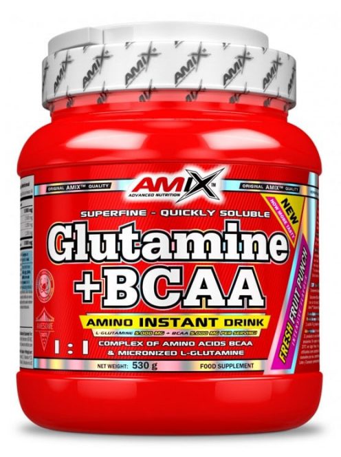 Amix Nutrition - Glutamine + BCAA powder - 530g / 1000g - 530, FRESH PINEAPPLE - Amino instant ital