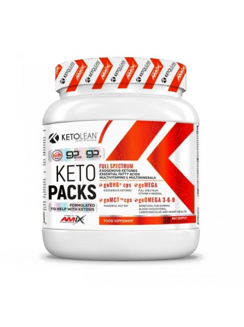 Amix Nutrition - KetoLean® Keto Pack 30 packs. - Speciálisan a KETO diéta követőinek átfogó étrend-kiegészítő csomag