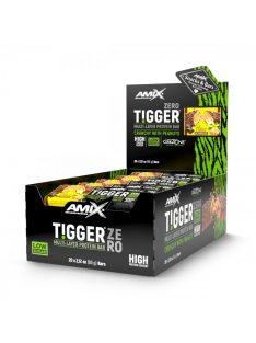   AMIX Nutrition TIGGER® Zero bar 20x60g - vanilla-caramel - Alacsony szénhidráttartalmú fehérjeszelet