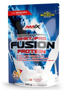   AMIX Nutrition - WheyPro FUSION protein 500g / 1000g / 2300g / 4000g - 500, Forest Fruits - Izomtömeg növelő és regeneráló tejsavó fehérje