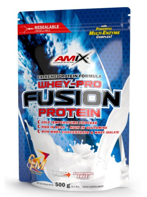 AMIX Nutrition - WheyPro FUSION protein 500g / 1000g / 2300g / 4000g - 500, Forest Fruits - Izomtömeg növelő és regeneráló tejsavó fehérje