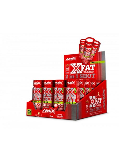 Amix Nutrition - XFat® 2in1 SHOT / 20*60ml - Edzés előtti, zsírégető formula