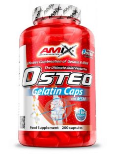   Amix Nutrition - Osteo Gelatin Caps / 200 cps - Ízületek, csontok és bőr egészségének megőrzését elősegítő étrend-kiegészítő kapszula