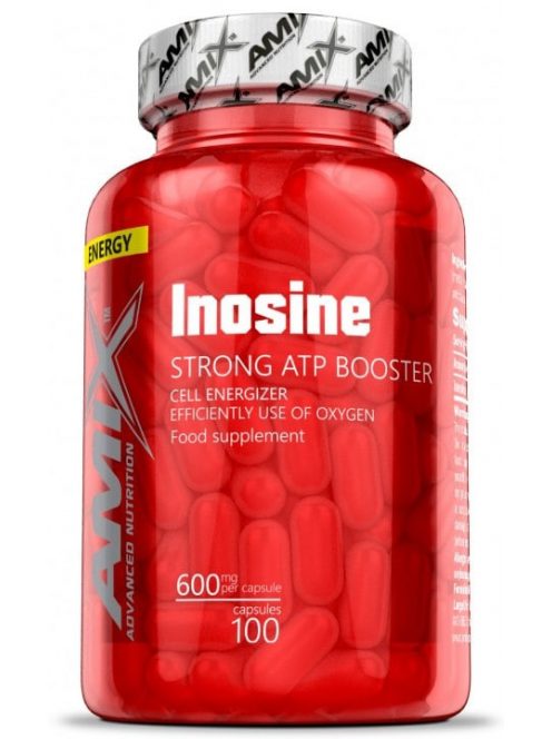 AMIX Nutrition - Inosine 600 mg / 100 caps. - Állóképesség és erőnlét támogató étrend-kiegészítő kapszula