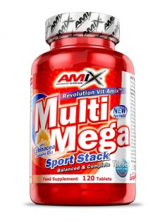   AMIX Nutrition - Multi Mega Stack - 120 tab. - Kimondottam sportolóknak és kemény fizikai munkát végzőknek összeállított étrend-kiegészítő tabletta