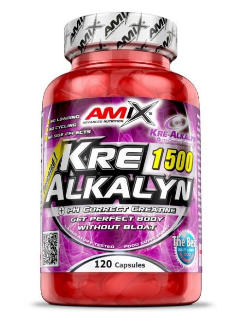 AMIX Nutrition - Kre-Alkalyn® / 120 caps. - Erőnövelést és állóképességet elősegítő étrend-kiegészítő kapszula