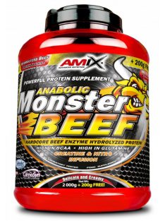   AMIX Nutrition - Anabolic Monster BEEF 90% Protein - 1000 g / 2200 g - 2200, Vanilla-Lime - Izomnövekedést elősegítő hidrolizált marhafehérje