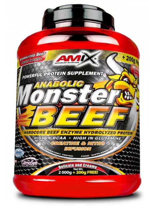 AMIX Nutrition - Anabolic Monster BEEF 90% Protein - 1000 g / 2200 g - 2200, Vanilla-Lime - Izomnövekedést elősegítő hidrolizált marhafehérje