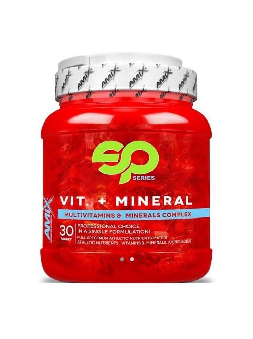 AMIX Nutrition - Super Vitamin-Mineral Pack 30 Packs - Vitamin és ásványi anyag komplex, amely fedezi egy ember szükségletének 100%-át