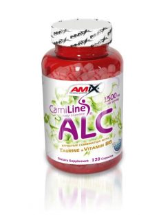   AMIX Nutrition - ALC /with Taurin & Vitamine B6/ 120 caps. - Étrend-kiegészítő kapszula taurinnal és B6 vitaminnal