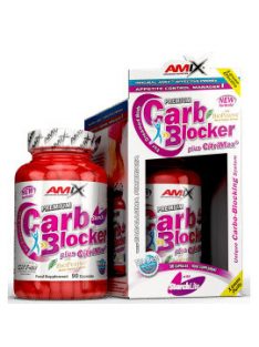   AMIX Nutrition - Carb Blocker with Starchlite® (90 kap.) - Étvágycsökkentés támogatására és a szénhidrátok beépülésének blokkolására készült étrend-kiegészítő kapszula